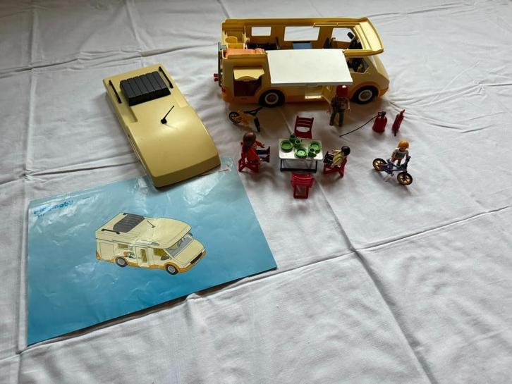 Playmobil kampeerwagen / camper 3647, Kinderen en Baby's, Speelgoed | Playmobil, Zo goed als nieuw, Complete set, Ophalen of Verzenden