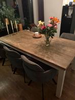 Nette Eettafel 200x100cm - 6/8 personen, Huis en Inrichting, Tafels | Eettafels, Ophalen, 100 tot 150 cm, Zo goed als nieuw, Vijf personen of meer