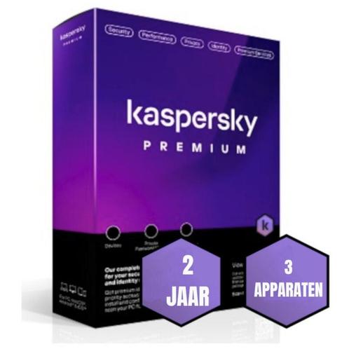 Kaspersky Premium  licentiecode | 2 Jaar | 3 Apparaten  , Computers en Software, Antivirus- en Beveiligingssoftware, Nieuw, MacOS