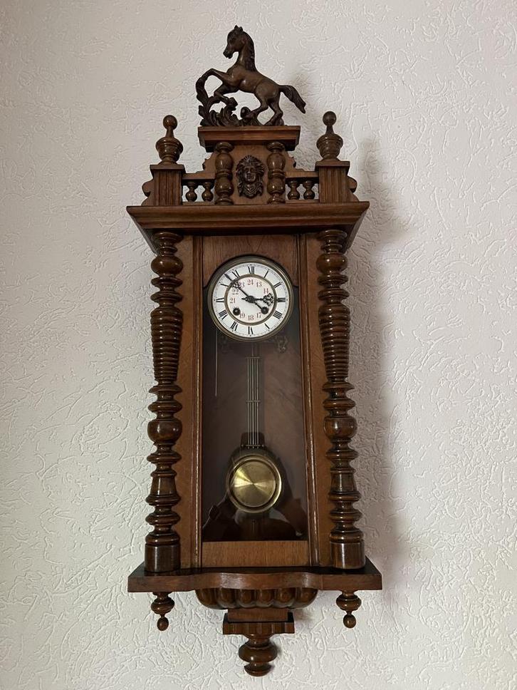 Antieke paardjes klok, Antiek en Kunst, Antiek | Klokken, Ophalen