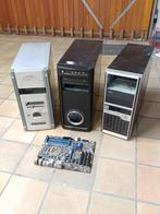 3 halve PC's en een los moederbord, Ophalen, Gebruikt