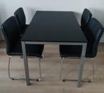 Nette Eettafel met Stoelen - Goed Onderhouden, Huis en Inrichting, Tafels | Eettafels, Ophalen, 50 tot 100 cm, 50 tot 100 cm, Vier personen