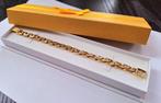 18 karaat gouden heren armband met diamanten, Sieraden, Tassen en Uiterlijk, Armbanden, Ophalen, Zo goed als nieuw, Met edelsteen