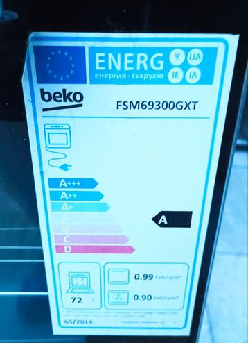 Beko vrijstaand 4pits inductie fornuis met heteluchtoven rvs beschikbaar voor biedingen