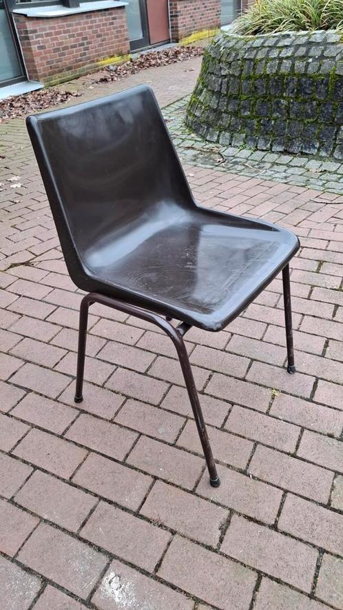 188 stackchair vintage retro school buiten horeca stoelen, Huis en Inrichting, Stoelen, Gebruikt, Vijf, Zes of meer stoelen, Kunststof