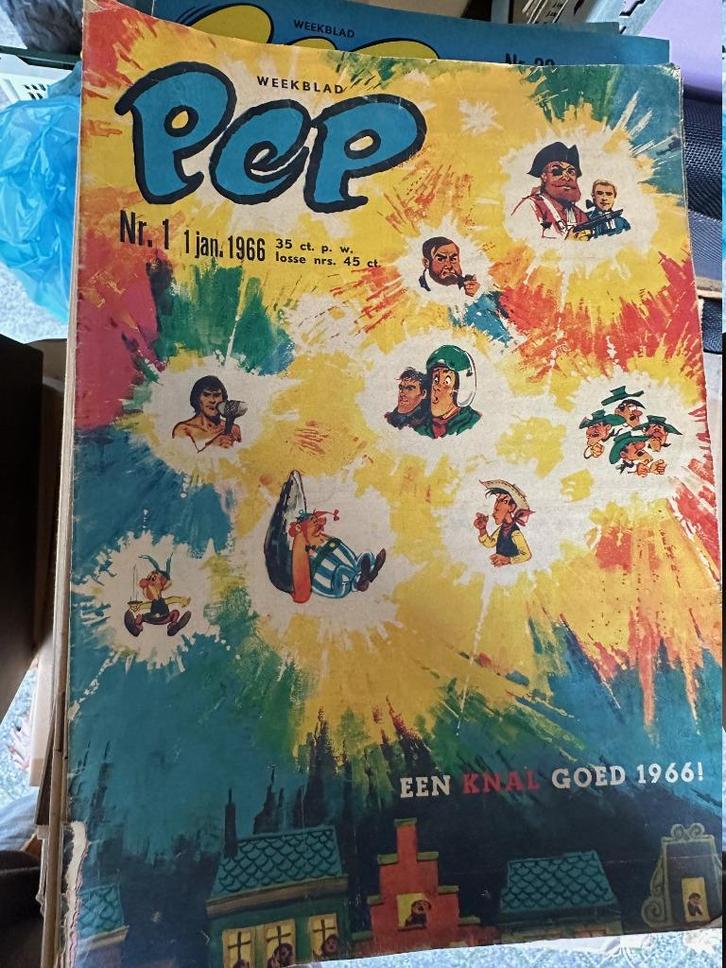 Stripweekblad Pep - Jaargang 1966 (compleet) +  Arendsoog, Boeken, Stripboeken, Gelezen, Meerdere stripboeken, Ophalen