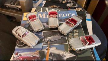 Mercedes-Benz Set, 5x verschillende SL modellen vaste prijs beschikbaar voor biedingen