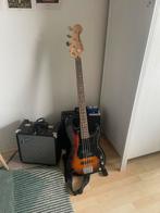 Squier precision bass met versterker, Ophalen, Zo goed als nieuw, Elektrisch