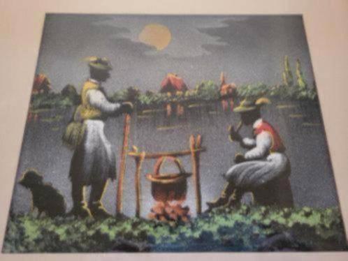 Oude schilderijtjes, vintage retro, Verzamelen, Retro, Huis en Inrichting, Ophalen of Verzenden