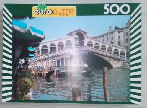 Euro puzzel Venetië [3206]  [HoSpDe], Hobby en Vrije tijd, Denksport en Puzzels, Zo goed als nieuw, Legpuzzel, 500 t/m 1500 stukjes