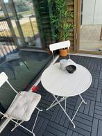 Tuinset, Tuin en Terras, Bijzettafel, Zo goed als nieuw, Rvs, Tuinset