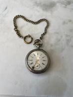 Zilveren zak horloge 800, Sieraden, Tassen en Uiterlijk, Horloges | Antiek, Ophalen of Verzenden, Zilver, Overige merken