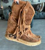 El Vaquero, maat 39 , gedragen!, Kleding | Dames, Schoenen, Bruin, Lage of Enkellaarzen, Ophalen of Verzenden, El vaquero