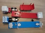 Siku 2 vrachtwagens en een aanhangwagen, Hobby en Vrije tijd, Modelauto's | 1:50, Ophalen of Verzenden, Gebruikt, Bus of Vrachtwagen