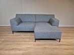 Montel Fresh 2,5 zits Bank - Stof - Blauw - Grijs - Hocker, Driepersoons, 75 tot 100 cm, Ophalen of Verzenden, Metaal