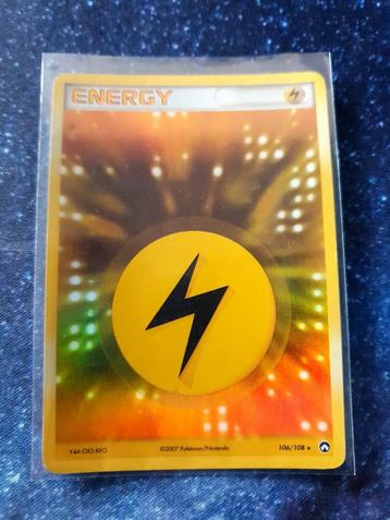 Pokémon kaart Lightning Energy holo #106 Power Keepers  beschikbaar voor biedingen