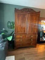 Engelse mahonie (linnen) kast. Uit 1805, Antiek en Kunst, Ophalen