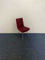Vergaderstoel Montis Jim, bordeaux rood / rood, stof, Huis en Inrichting, Stoelen, Ophalen, Gebruikt, Rood, Eén