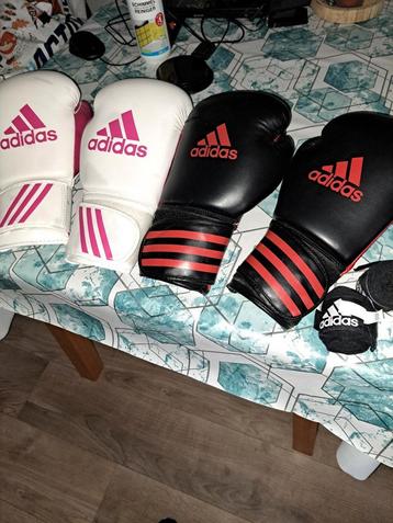 2 paar bokshandschoenen adidas