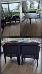 Tuintafel met stoelen, Ophalen, 4 zitplaatsen, Kunststof, Gebruikt