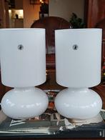 Ikea Lykta lamp 2 x glas design wit mushroom Scandinavisch, Ophalen of Verzenden