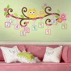 Naam muursticker, babykamer, Scroll Tree Letter Branch, boom, Verzenden, Nieuw, Wanddecoratie