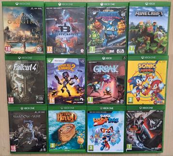 12 xbox one / xbox series X games z.g.a.n. beschikbaar voor biedingen