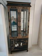 Antieke Chinese vitrinekast, Ophalen, 50 tot 100 cm, Zo goed als nieuw, 150 tot 200 cm
