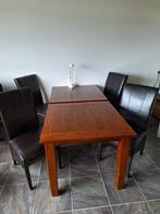 Eetkamer tafels, Huis en Inrichting, 50 tot 100 cm, Gebruikt, Rechthoekig, Vier personen