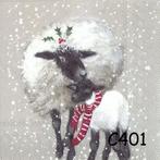 Servetten decoupage/bullet journal * schapen C401, Hobby en Vrije tijd, Knutselen, Verzenden, Nieuw, Materiaal