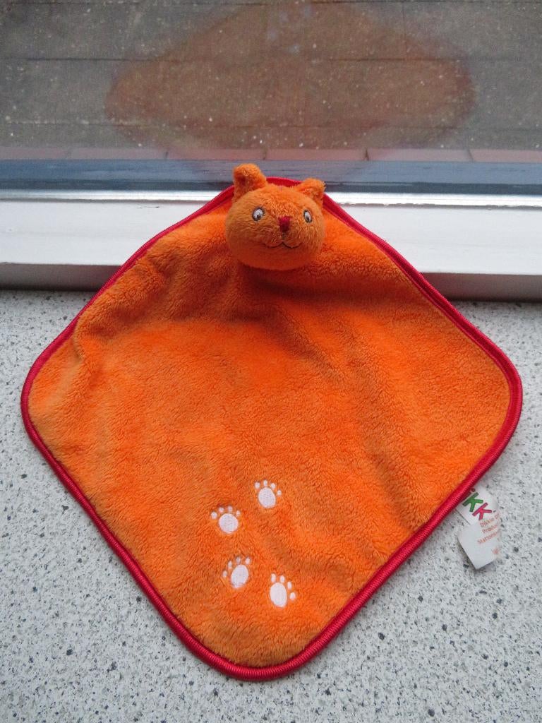 Knuffeldoek Dikkie Dik met poezenpootjes geborduurd, Kinderen en Baby's, Speelgoed | Knuffels en Pluche, Ophalen of Verzenden