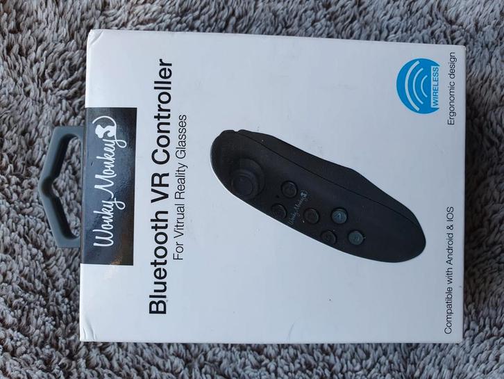 Wonky Monkey Bluetooth VR Controller - Nieuw!, Spelcomputers en Games, Virtual Reality, Nieuw, Telefoon, Controller, Ophalen of Verzenden