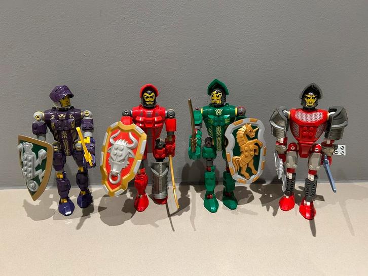 LEGO 4 knights kingdom ridderfiguren, Kinderen en Baby's, Speelgoed | Duplo en Lego, Zo goed als nieuw, Lego, Ophalen of Verzenden