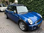 Mini 1.6 16V Cooper Cabrio 2006 Blauw i.z.g.s., Auto's, Mini, Voorwielaandrijving, Open dak, Beige, 4 cilinders