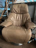 Relax stoel leer goede staat, Huis en Inrichting, Fauteuils, Ophalen, Gebruikt, Leer