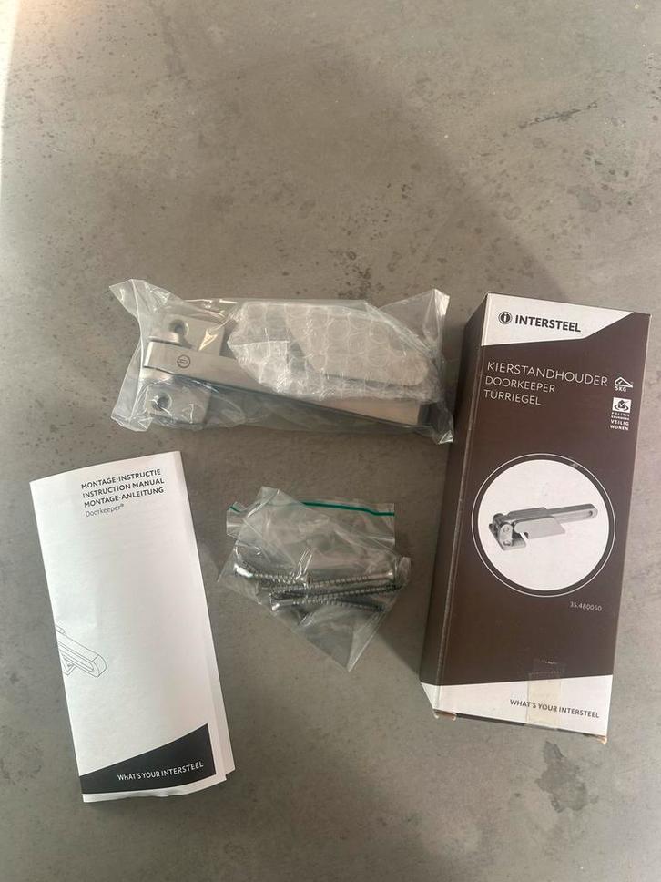 Kierstandhouder, Doe-het-zelf en Verbouw, Hang- en Sluitwerk, Nieuw, Slot, Rvs, Ophalen of Verzenden