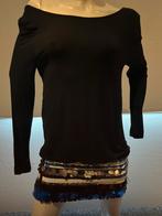 Mango jurkje met paiettten maat m, Maat 38/40 (M), Mango, ., Zwart