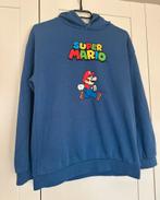 Super Mario donkerblauwe hoodie met mario print, Super Mario, Gebruikt, Trui of Vest, Ophalen of Verzenden