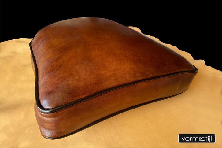 Herstoffering van leren kussens (oa. Chesterfield meubels), Huis en Inrichting, Fauteuils, Nieuw, Leer, 50 tot 75 cm, 75 tot 100 cm