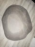 Grijs vloerkleed, Ophalen, Zo goed als nieuw, Rond, 100 tot 150 cm