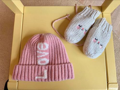 Winter muts en wanten, maat 74, Kinderen en Baby's, Babykleding | Maat 74, Zo goed als nieuw, Jongetje of Meisje, Overige typen