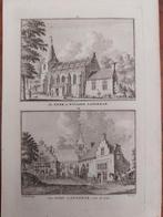 63-64 / Kerk Willige Langerak en het dorp Langerak, Antiek en Kunst, Ophalen of Verzenden