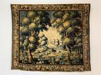18e eeuws Frans Wandtapijt Aubusson, Ophalen, Gebruikt, Blauw, 200 cm of meer