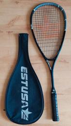 Squashracket Estusa TI.LS 1 met beschermhoes, Ophalen of Verzenden, Zo goed als nieuw, Racket, Met hoes