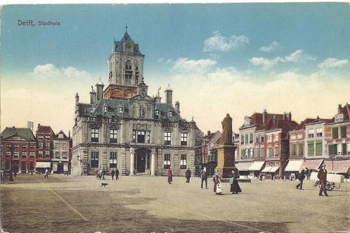 Delft., Verzamelen, Ansichtkaarten | Nederland, Gelopen, Zuid-Holland, Verzenden