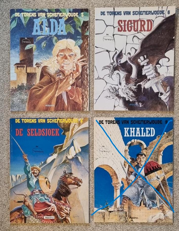 De Torens van Schemerwoude (Arboris) | album nr 5, 6, 8, Boeken, Stripboeken, Zo goed als nieuw, Meerdere stripboeken, Ophalen of Verzenden