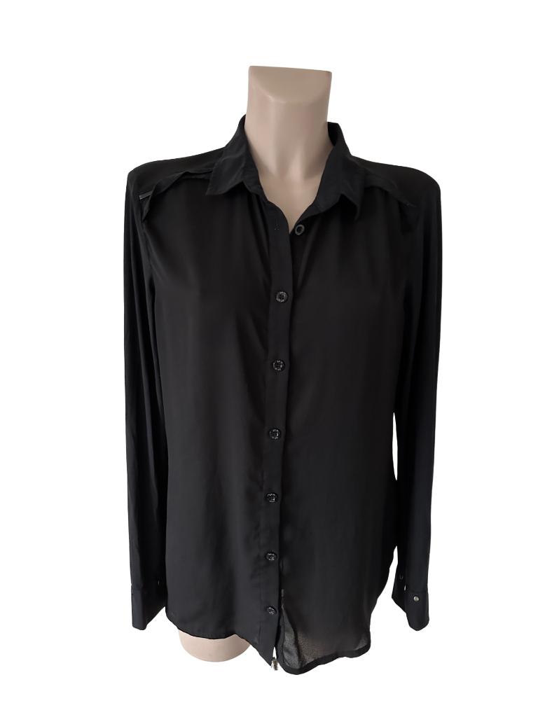 Zip73 blouse L, Kleding | Dames, Blouses en Tunieken, Zo goed als nieuw, Maat 38/40 (M), Zwart, Ophalen of Verzenden