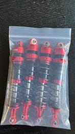 4 stuks RC alu schokdempers (rood) incl 400cst olie, Hobby en Vrije tijd, Ophalen of Verzenden, Zo goed als nieuw