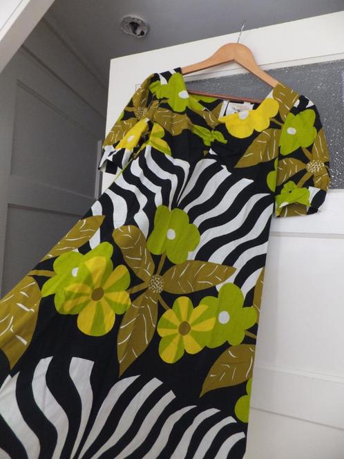 vintage design jurk finland Kaisu Heikkilä maat 38 40 uniek, Kleding | Dames, Jurken, Verzenden