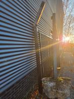 Metalen poort, 4 meter breed en 2 meter hoog, 150 tot 300 cm, Ophalen, Gebruikt, 250 cm tot 450 cm